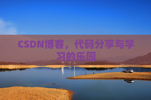 CSDN博客，代码分享与学习的乐园